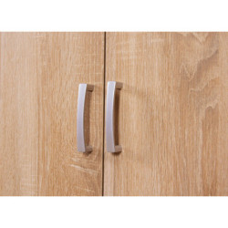 Armadio Porta Scope Laminato Rovere Doppia Anta