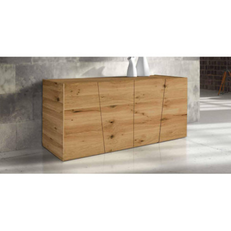 Credenza Rovere Nodato Naturale 180x50x75 cm