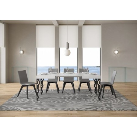 Tavolo allungabile 120/204x80 cm Karamay