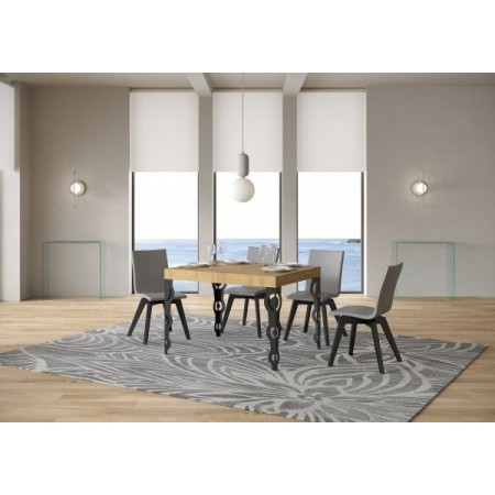Tavolo allungabile 120/204x80 cm Karamay