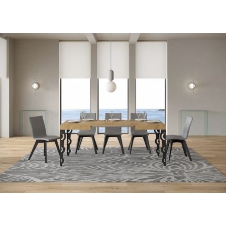 Tavolo allungabile 120/204x80 cm Karamay