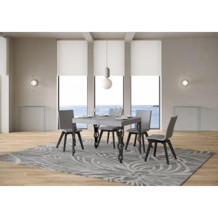 Tavolo allungabile 120/204x80 cm Karamay