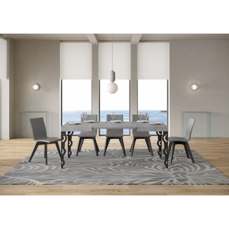 Tavolo allungabile 120/204x80 cm Karamay