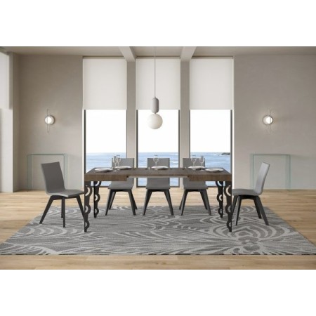 Tavolo allungabile 120/204x80 cm Karamay