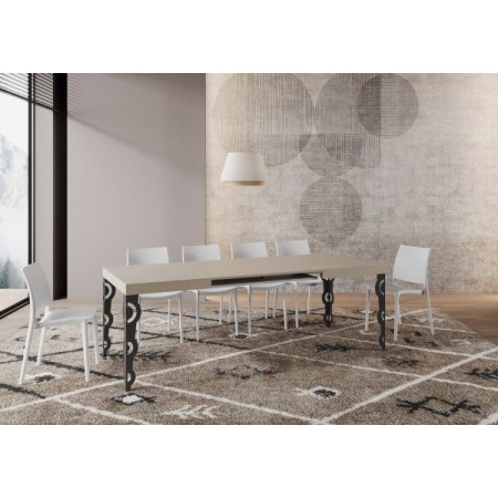Tavolo allungabile 120/204x80 cm Karamay