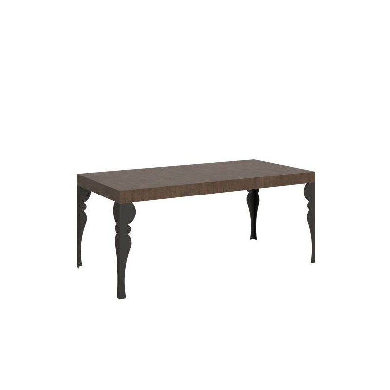 Tavolo allungabile 200/304x90 cm Paxon quercia natura gambe antracite