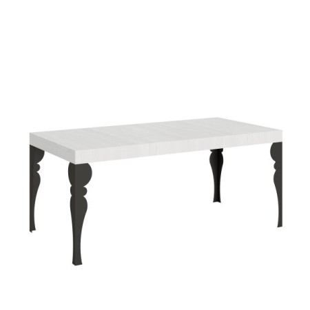 Tavolo allungabile 200/304x90 cm Paxon quercia natura gambe antracite