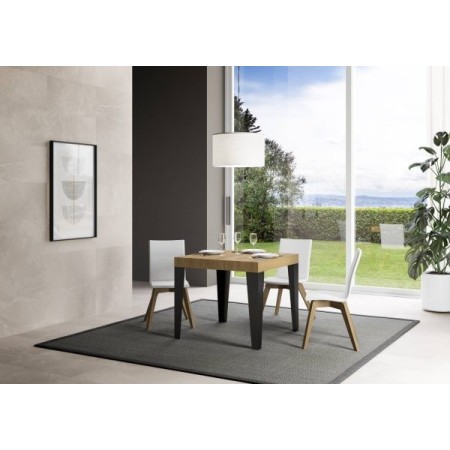 Tavolo allungabile 90/246x90 cm Flame