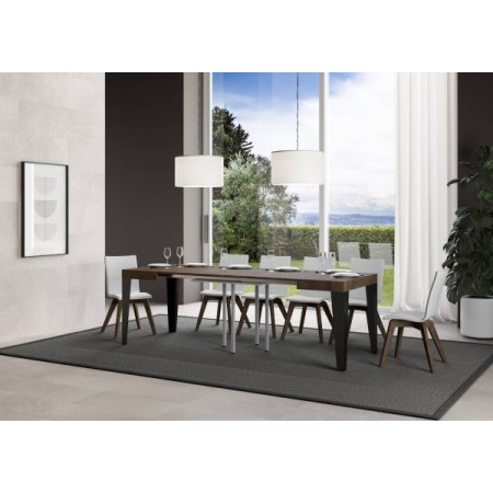 Tavolo allungabile 90/246x90 cm Flame
