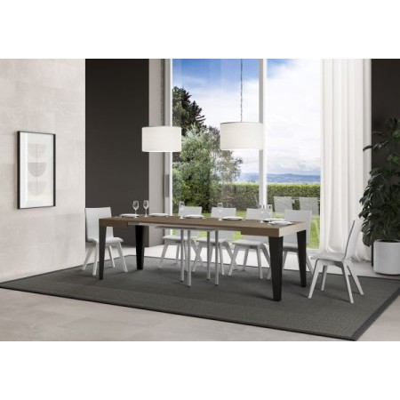 Tavolo allungabile 90/246x90 cm Flame