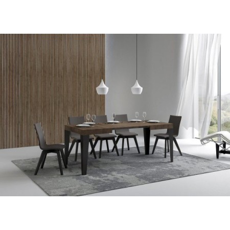 Tavolo allungabile 110/194x70 cm Flame