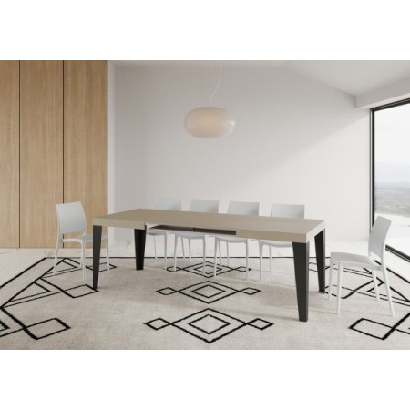 Tavolo allungabile 120/224x90 cm Flame