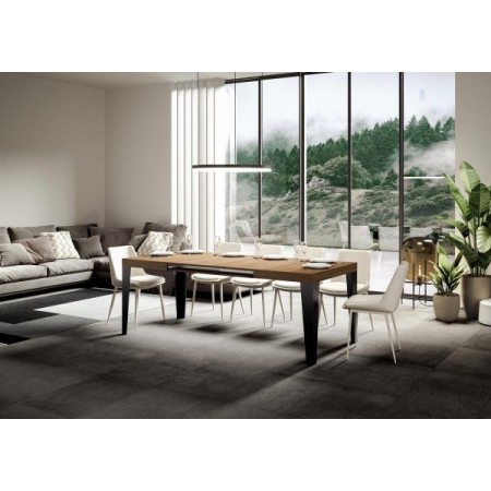 Tavolo allungabile 120/224x90 cm Flame