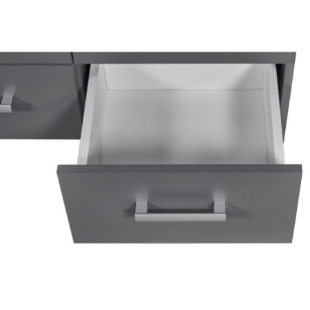 libreria in laminato grigio Misure: 81x40x191 cm perfettamente con qualsiasi stile di arredamento.