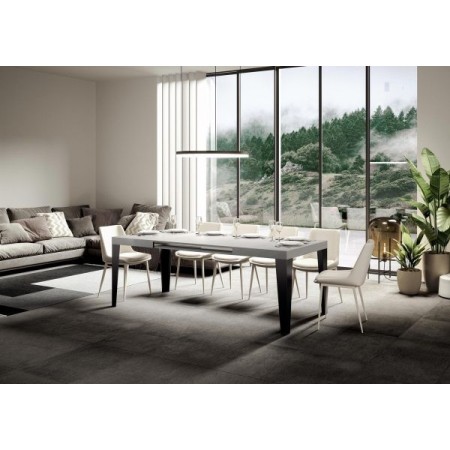Tavolo allungabile 140/400x90 cm Flame