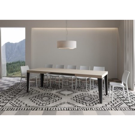 Tavolo allungabile 160/420x90 cm Flame