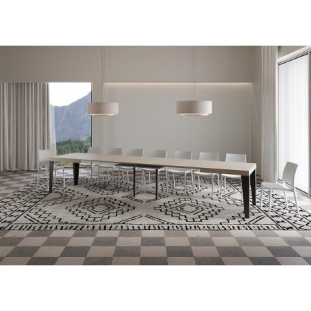 Tavolo allungabile 160/420x90 cm Flame