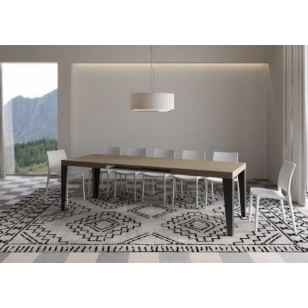 Tavolo allungabile 160/420x90 cm Flame