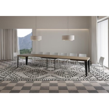 Tavolo allungabile 160/420x90 cm Flame