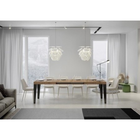 Tavolo allungabile 160/420x90 cm Flame