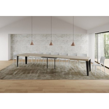 Tavolo allungabile 180/440x90 cm Flame