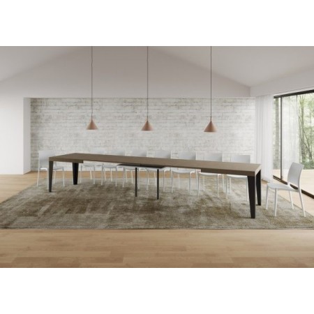 Tavolo allungabile 180/440x90 cm Flame