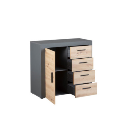 credenza moderna combina praticità ed eleganza Misura 94x40x86 cm