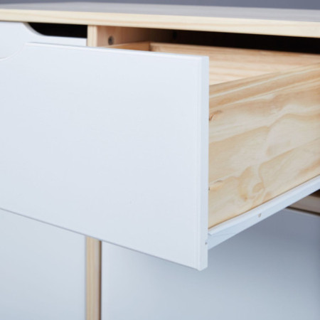 Credenza moderna con 2 ante e 2 cassetti Inter Link