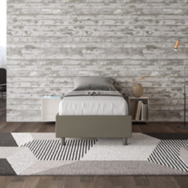 Letto Azelia Singolo similpelle 80x210 cm Letto Azelia Singolo similpelle 80x210 cm