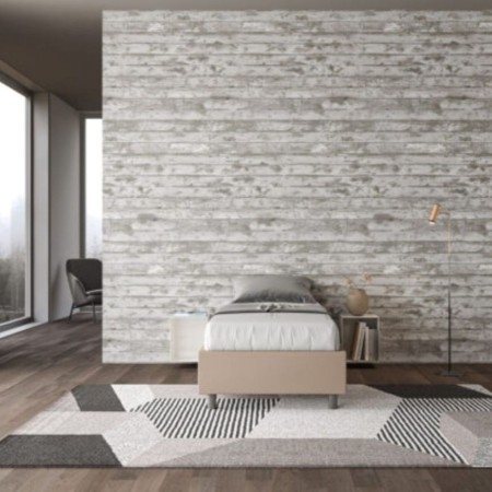 Letto Azelia Singolo similpelle 80x210 cm