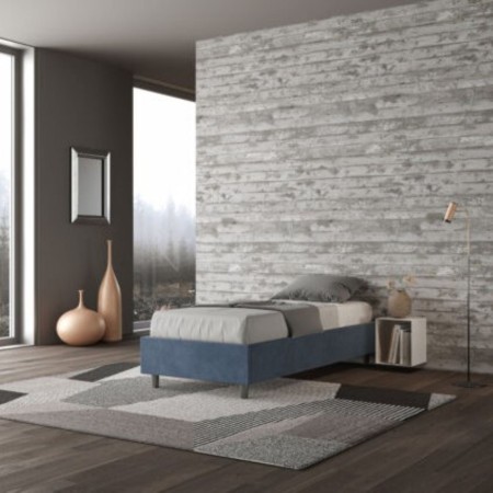 Letto Azelia Singolo Microfibra 80x190 cm