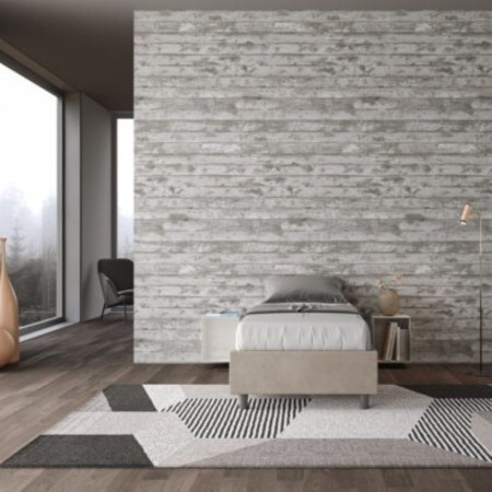 Letto Azelia Singolo Microfibra 80x190 cm