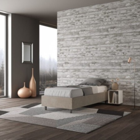 Letto Azelia Singolo Microfibra 80x190 cm