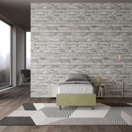 Letto Azelia Singolo Microfibra 80x190 cm