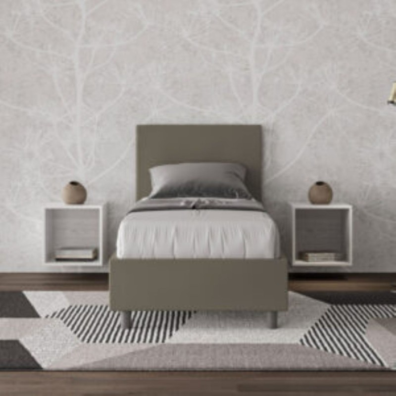 Letto Adele Singolo similpelle 80x190 cm Letto Adele Singolo similpelle 80x190 cm