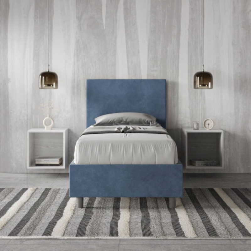Letto Adele Singolo Microfibra 80x190 cm Letto Adele Singolo Microfibra 80x190 cm