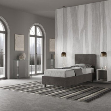 Letto Adele Singolo Microfibra 80x190 cm