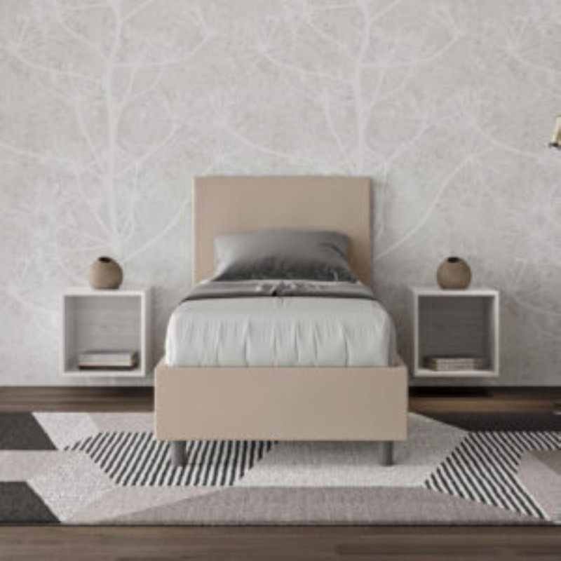 Letto Antea Singolo similpelle 80x190 cm Letto Antea Singolo similpelle 80x190 cm
