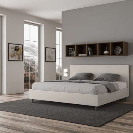 Letto Matrimoniale 180X190 similpelle Adele