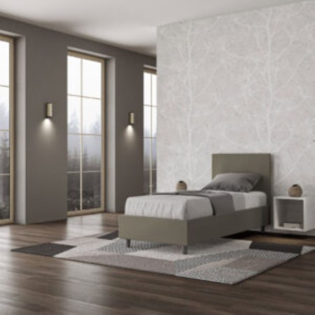 Letto Adele Singolo similpelle 80x200 cm