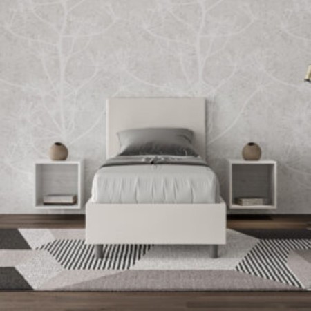 Letto Adele Singolo similpelle 80x190 cm
