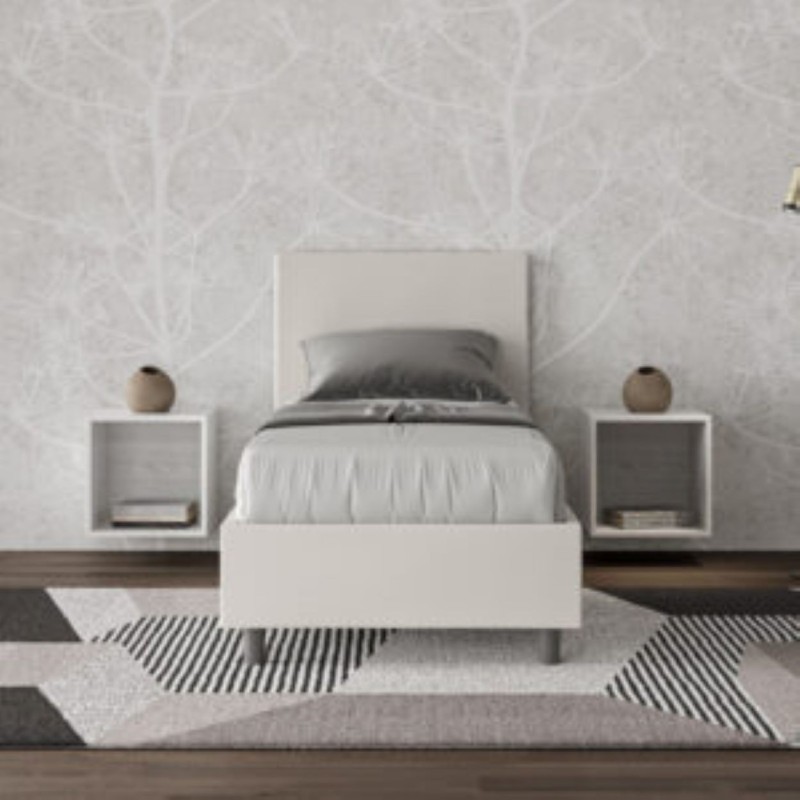 Letto Adele Singolo similpelle 80x190 cm Letto Adele Singolo similpelle 80x190 cm