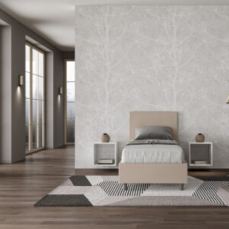 Letto Adele Singolo similpelle 80x210 cm