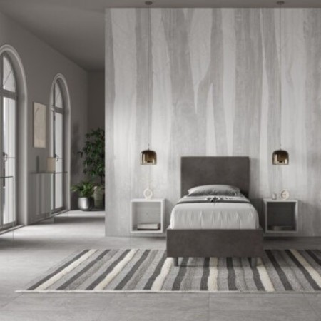 Letto Adele Singolo Microfibra 80x210 cm