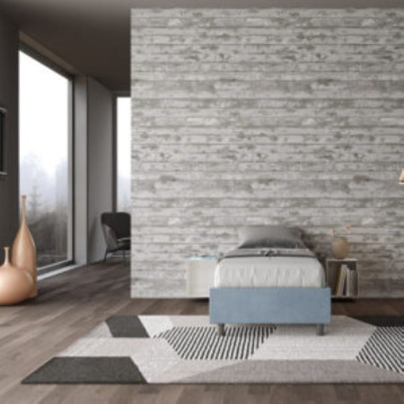 Letto Azelia Singolo Microfibra 80x210 cm