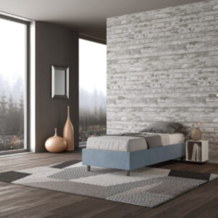 Letto Azelia Singolo Microfibra 80x210 cm