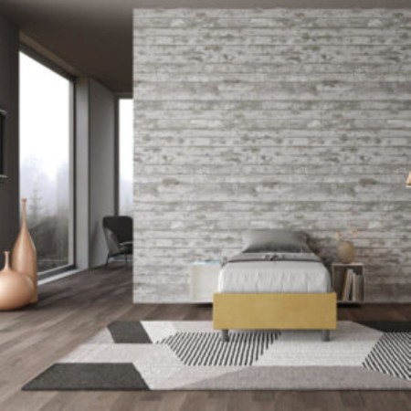 Letto Azelia Singolo Microfibra 80x210 cm