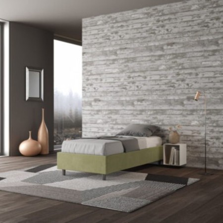 Letto Azelia Singolo Microfibra 80x210 cm
