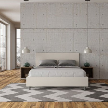 Letto Azelia Matrimoniale similpelle 80x210 cm
