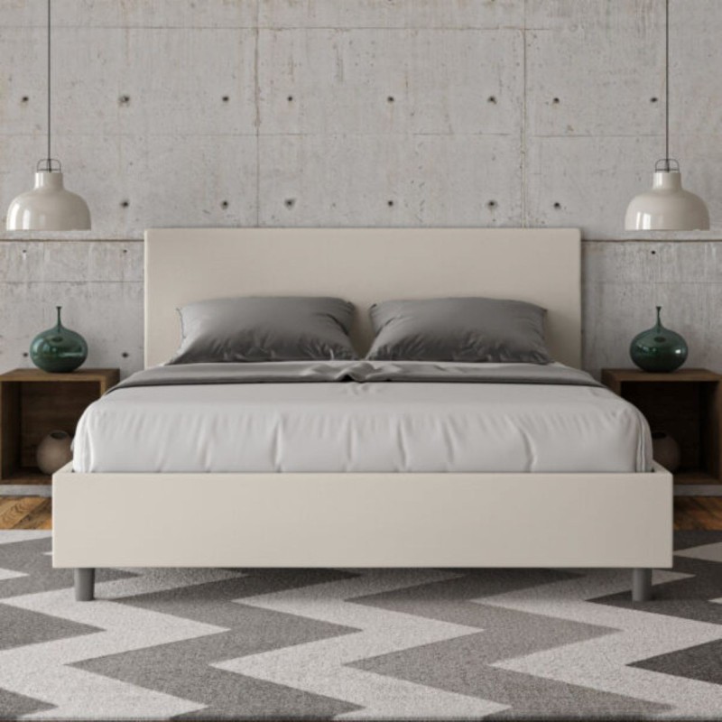 Letto Adele Singolo similpelle 160x190 cm Letto Adele Singolo similpelle 160x190 cm